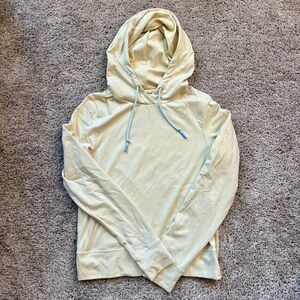 Rhoback Tempo Performance Hoodie in Light Yellow XS